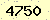 請輸入此驗證碼 : 4750
