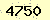 請輸入此驗證碼 : 4750