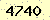 請輸入此驗證碼 : 4740