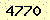 請輸入此驗證碼 : 4770