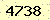 請輸入此驗證碼 : 4738