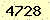 請輸入此驗證碼 : 4728