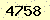 請輸入此驗證碼 : 4758
