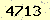請輸入此驗證碼 : 4713