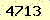 請輸入此驗證碼 : 4713