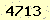 請輸入此驗證碼 : 4713
