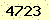 請輸入此驗證碼 : 4723