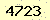 請輸入此驗證碼 : 4723