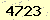 請輸入此驗證碼 : 4723