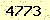請輸入此驗證碼 : 4773