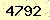 請輸入此驗證碼 : 4792