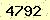 請輸入此驗證碼 : 4792