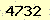 請輸入此驗證碼 : 4732