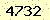 請輸入此驗證碼 : 4732