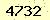 請輸入此驗證碼 : 4732