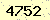 請輸入此驗證碼 : 4752