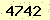 請輸入此驗證碼 : 4742