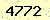 請輸入此驗證碼 : 4772