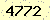 請輸入此驗證碼 : 4772