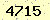 請輸入此驗證碼 : 4715