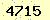 請輸入此驗證碼 : 4715
