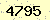 請輸入此驗證碼 : 4795