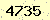 請輸入此驗證碼 : 4735