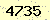 請輸入此驗證碼 : 4735