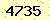 請輸入此驗證碼 : 4735