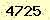 請輸入此驗證碼 : 4725