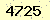 請輸入此驗證碼 : 4725