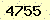 請輸入此驗證碼 : 4755