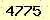 請輸入此驗證碼 : 4775