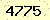 請輸入此驗證碼 : 4775