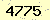請輸入此驗證碼 : 4775