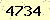 請輸入此驗證碼 : 4734