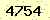請輸入此驗證碼 : 4754