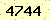 請輸入此驗證碼 : 4744