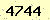 請輸入此驗證碼 : 4744