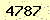 請輸入此驗證碼 : 4787