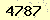 請輸入此驗證碼 : 4787