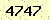 請輸入此驗證碼 : 4747