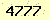 請輸入此驗證碼 : 4777