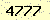 請輸入此驗證碼 : 4777
