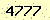 請輸入此驗證碼 : 4777