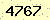 請輸入此驗證碼 : 4767
