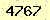 請輸入此驗證碼 : 4767
