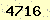請輸入此驗證碼 : 4716