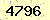 請輸入此驗證碼 : 4796