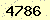 請輸入此驗證碼 : 4786